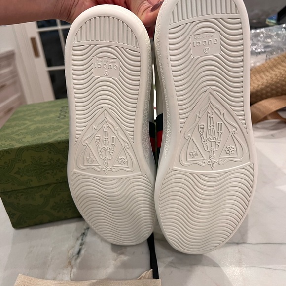 Gucci Leather Ace Sneaker Men’s Size 9 Brand New Never worn - Picture 6 of 10